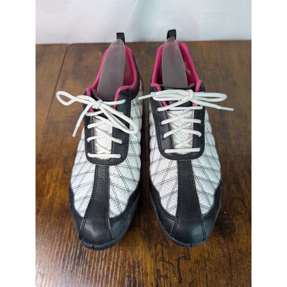 FOOTJOY Summer Series WOMEN'S GOLF SHOES, WHT / PINK/BLK-98968 SZ 8 Medium - Picture 2 of 13